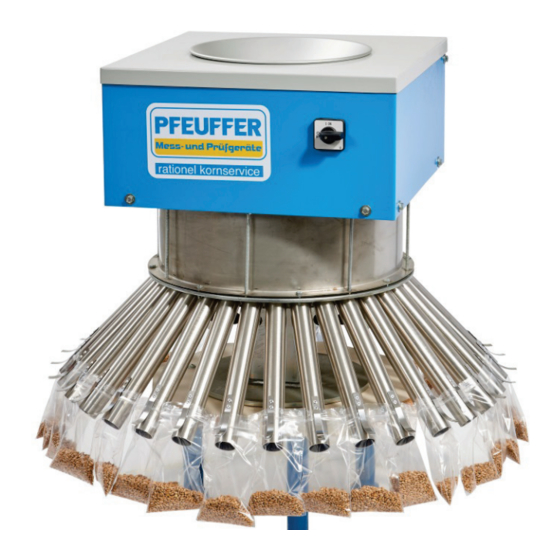 Pfeuffer 8 Operating Instructions Manual