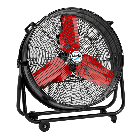 Clarke CAM24C Drum Fan Manuals
