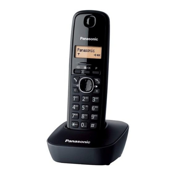 Panasonic KX-TG1611 Series Operating Instructions Manual