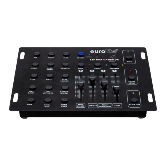EuroLite DMX LED Operator 2 User Manual