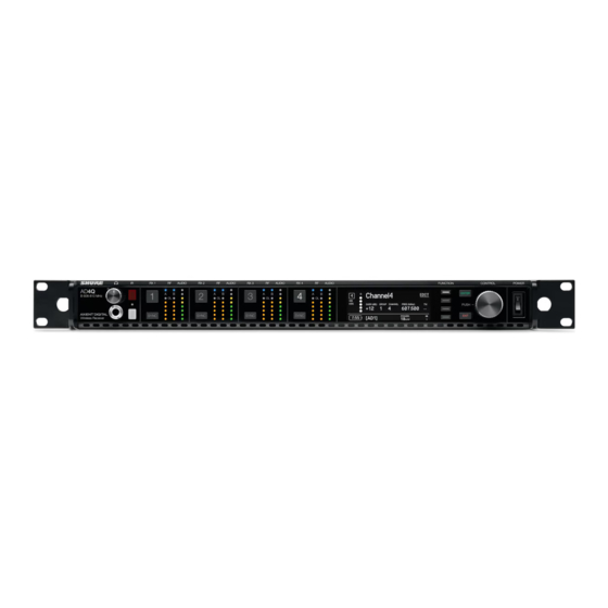 Shure AD4Q User Manual