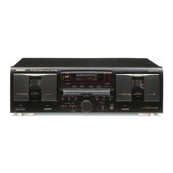 Teac W-780R Manuals