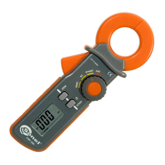Sonel CMP-200 Operating Manual