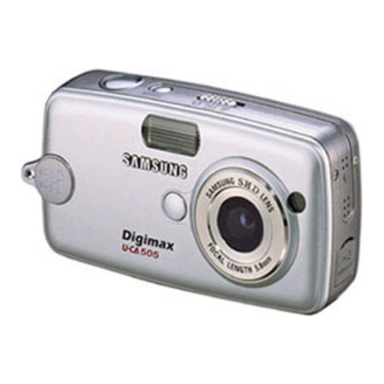 Samsung digimax U-CA 501 User Manual