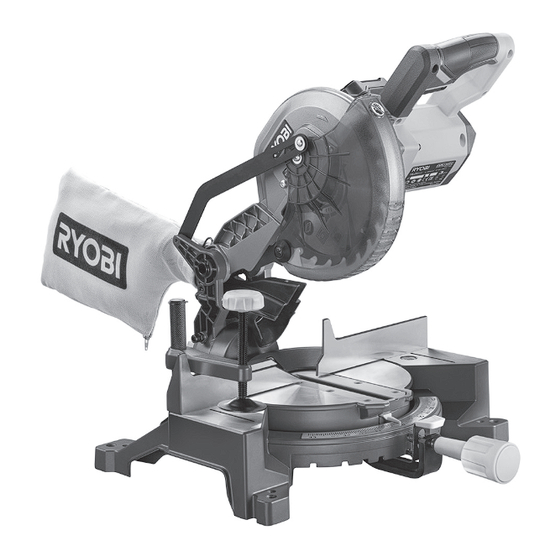Ryobi R18MS184 Original Instructions Manual