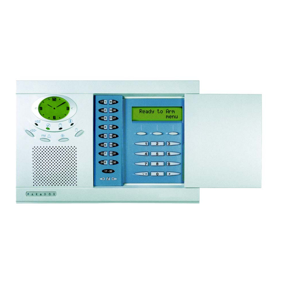 Paradox  MG-6160 Operation Reference And Installation Manual