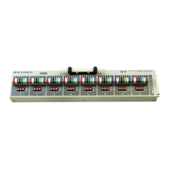 KYOWA DBV-120A-8 Instruction Manual