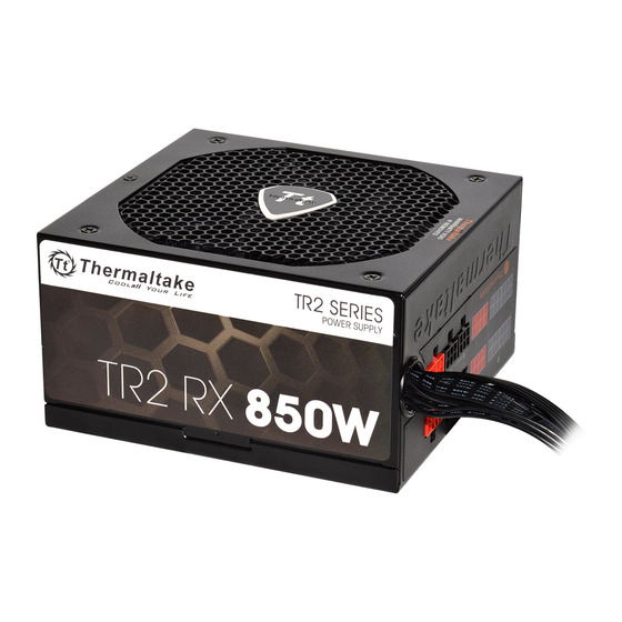 Thermaltake TR2 RX Manual