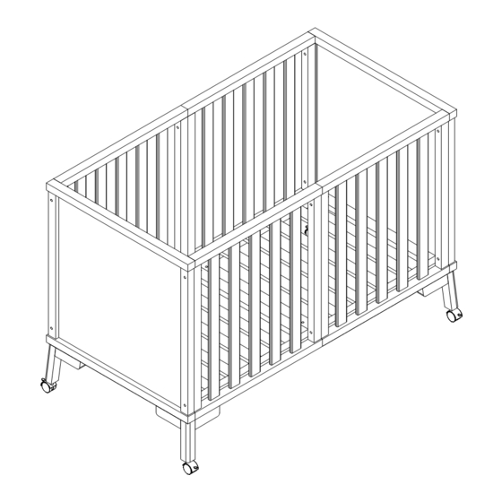 boori Vivant Cot 5 in 1 Instructions