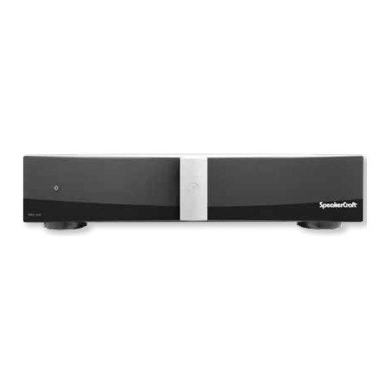 SpeakerCraft MRA-664 Installation Manual