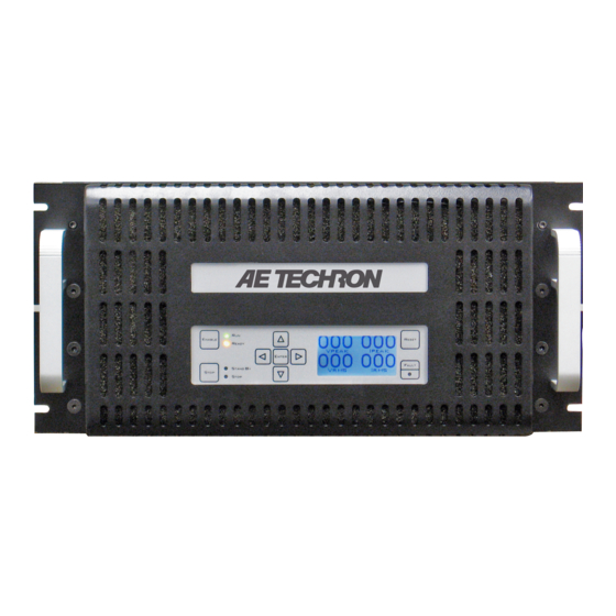 AE Techron 2100 series Manuals