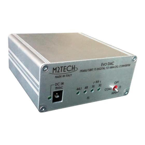 M2TECH EVO DAC User Manual