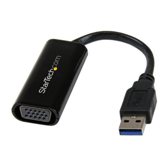 StarTech.com USB32HDES Instruction Manual