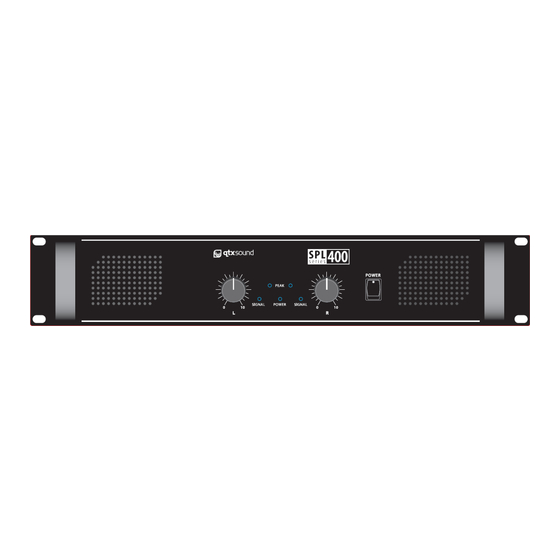 qtxsound SPL400 Instruction Manual