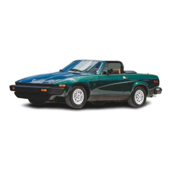 Triumph TR7 Owner's Manual