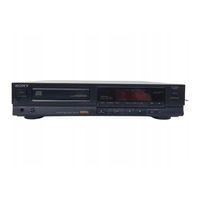 Sony CDP-550 Service Manual