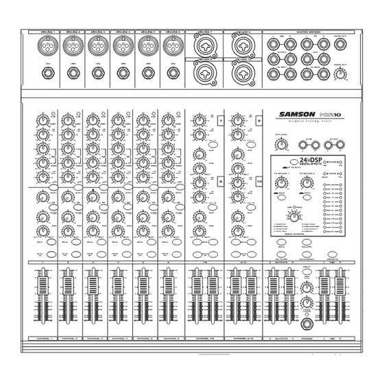 Samson MDR10 Owner's Manual