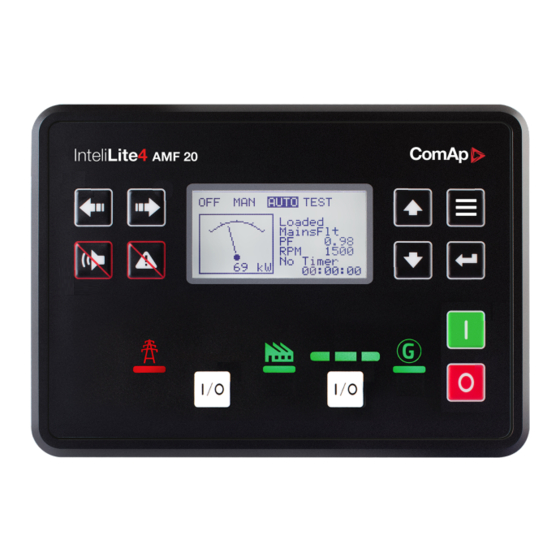 ComAp InteliLite 4 AMF 20 Global Manual