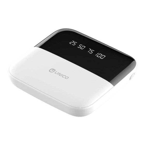 Unico PB6000UNC Quick Start Manual