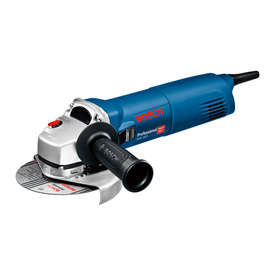 Bosch Professional GWS 1400 C Original Instructions Manual