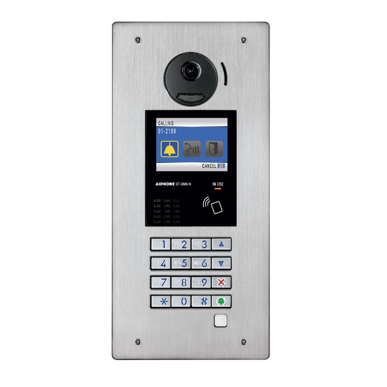 Aiphone GT-MKB-N Operation Manual