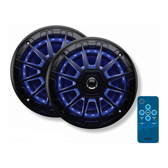 Boss Audio Systems Rebel Power Sports MRGB65B User Manual