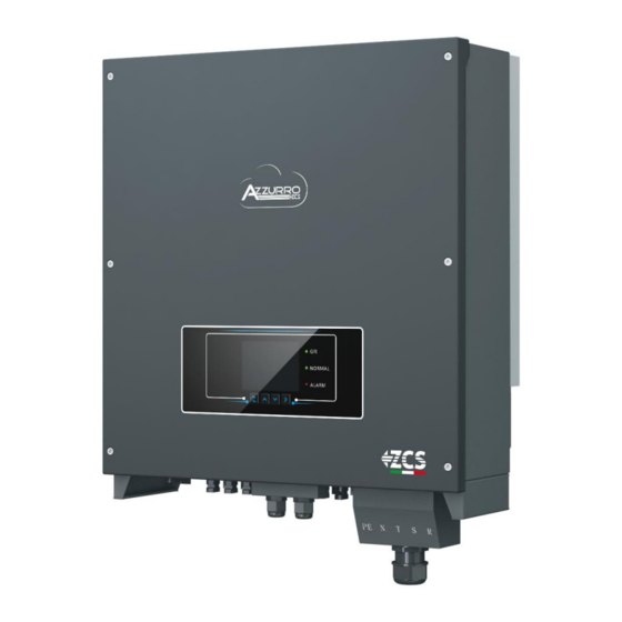 ZCS Azzurro 3PH 20000TL-V2 User Manual
