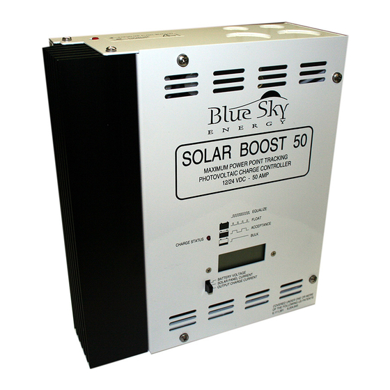Blue Sky Energy SOLAR BOOST 50 Installation And Operation Manual