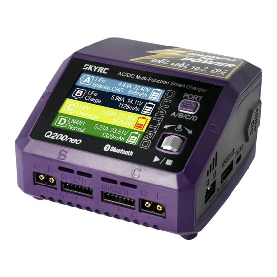 Skyrc Q200neo Instruction Manual
