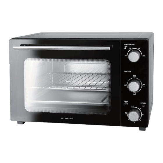 User Manuals: emerio MO-122420.1 Multifunctional Oven
