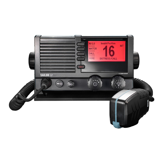 Sailor  6210 VHF User & Installation Manual