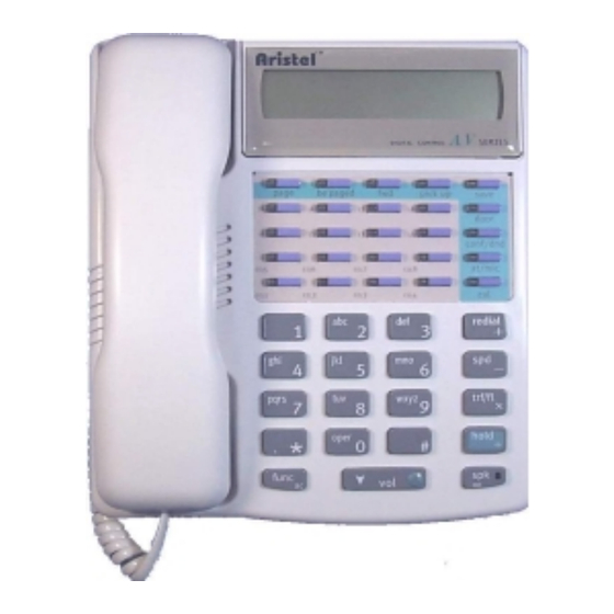 Aristel AV series User Manual