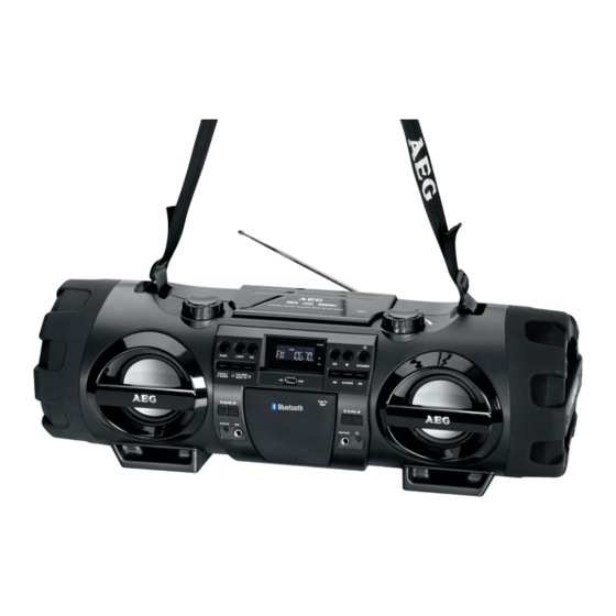 AEG SR 4360 BT Instruction Manual