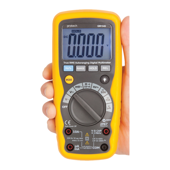 protech QM1549 User Manual