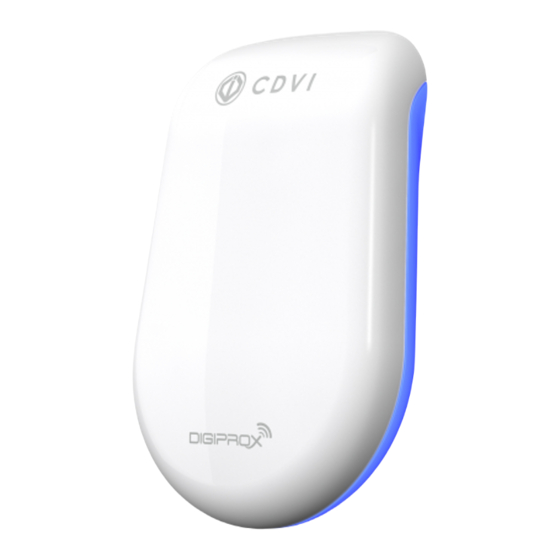 CDVI Mifare SOLARMW Manual