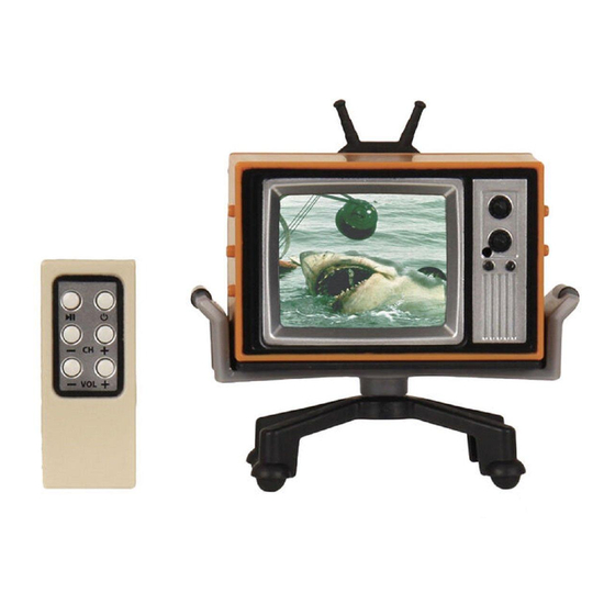 Basic Fun Tiny TV Classics Instruction Manual