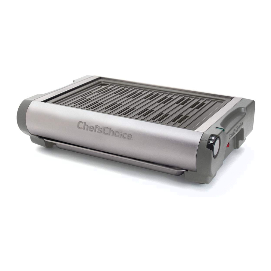 Chef's Choice 878 Professional Indoor Electric Grill Manual