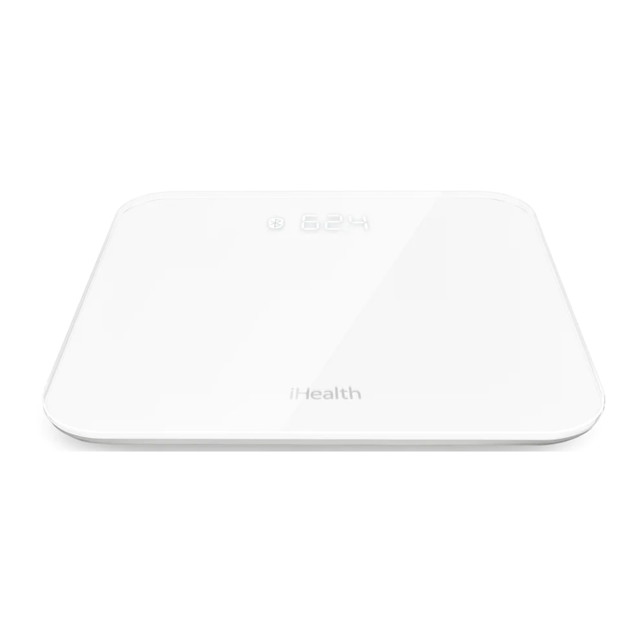 iHealth Lite HS4S - Wireless Scale Manual