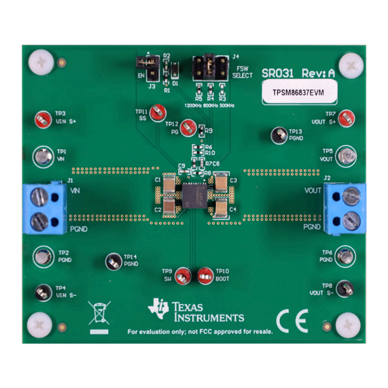 Texas Instruments TPSM86837 User Manual
