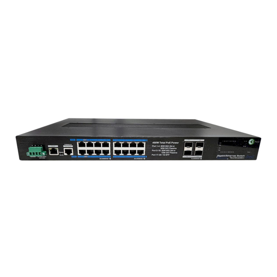 Tycon Power Systems TP-SW16GBT/AT/PSV-U Quick Installation Manual