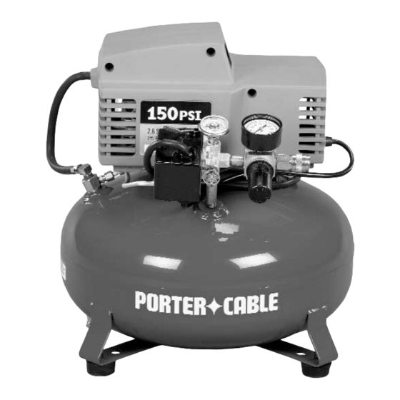 Porter-Cable CPFAC2600P Instruction Manual
