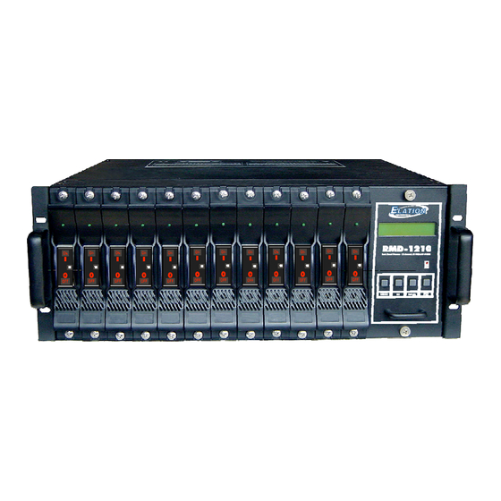 Elation RMD-1210 User Instructions