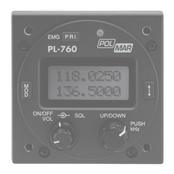 POLMAR PL-760 User Manual