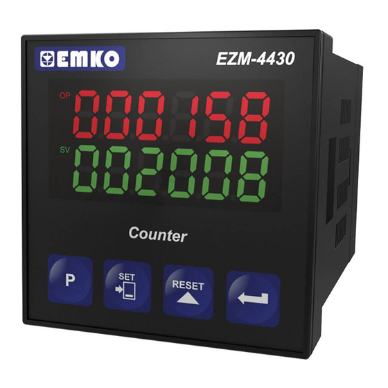 EMKO EZM-4430 Instruction Manual
