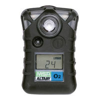 MSA ALTAIR O2 Operating Manual
