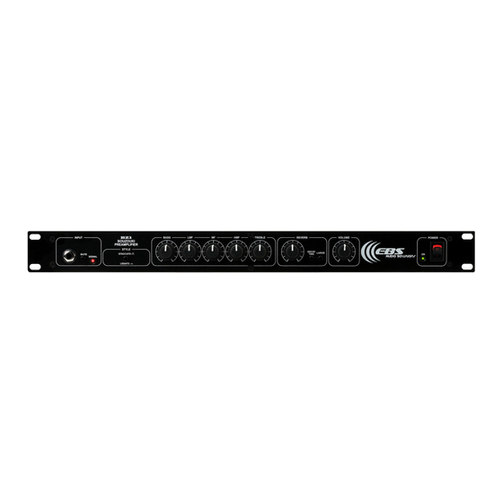 EBS BZ-1 User Manual