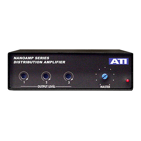 ATI Technologies DA103 Operating And Maintenance Manual