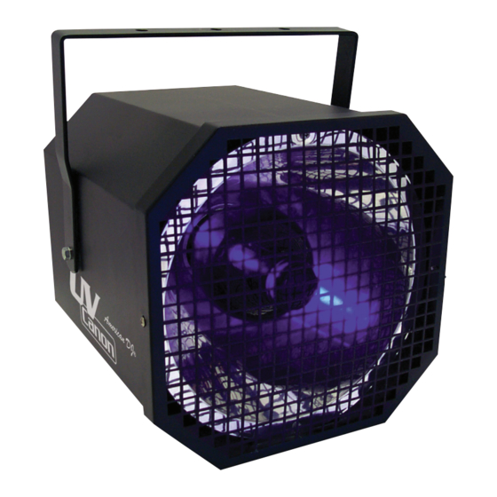 ADJ UV Canon User Instructions