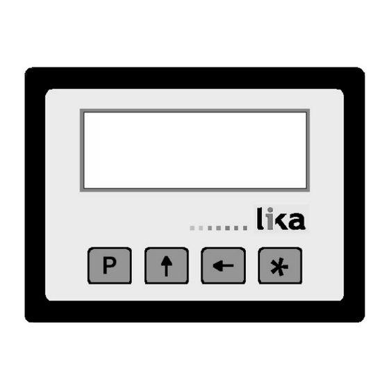 Lika LD14 Series User Manual