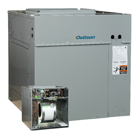 Dettson DCAH Series Installation Instructions And Homeowner's Manual